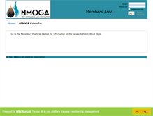 Tablet Screenshot of nmoga.shuttlepod.org