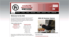 Desktop Screenshot of karateinstituteofamerica.shuttlepod.org
