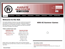 Tablet Screenshot of karateinstituteofamerica.shuttlepod.org