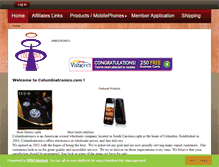 Tablet Screenshot of columbiatronics.shuttlepod.org